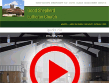 Tablet Screenshot of goodshepherdlutheranchurch.org